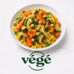 Couscous de légumes, semoule au safran