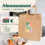 Abonnement 4 plats par semaine