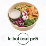 Le bol Tout prêt: salade, légumes de saison, chèvre, vinaigrette