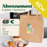 Abonnement 5 plats par semaine